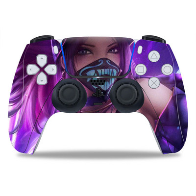 PS5/Playstation 5 kontrollerhez Skin Punk 2077 PVC Skin Vinyl Sticker Matrica Borító Porálló védőmatrica 1 db