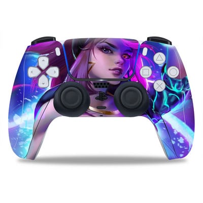 PS5/Playstation 5 kontrollerhez Skin Punk 2077 PVC Skin Vinyl Sticker Matrica Borító Porálló védőmatrica 1 db
