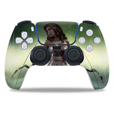 PS5/Playstation 5 kontrollerhez Skin Punk 2077 PVC Skin Vinyl Sticker Matrica Borító Porálló védőmatrica 1 db