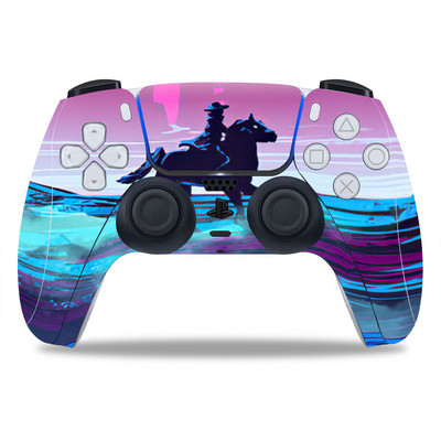 PS5/Playstation 5 kontrollerhez Skin Punk 2077 PVC Skin Vinyl Sticker Matrica Borító Porálló védőmatrica 1 db