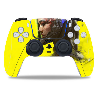 PS5/Playstation 5 kontrollerhez Skin Punk 2077 PVC Skin Vinyl Sticker Matrica Borító Porálló védőmatrica 1 db