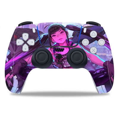PS5/Playstation 5 kontrollerhez Skin Punk 2077 PVC Skin Vinyl Sticker Matrica Borító Porálló védőmatrica 1 db