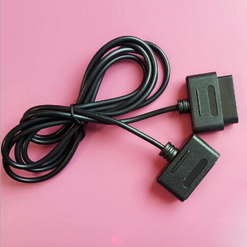 ΜΟΝΟ 1 PC Καλώδια επέκτασης μαύρου καλωδίου υψηλής ποιότητας για SNES Super Game Handle Καλώδιο Gamepad για Nintendo 16 Bit Controller