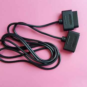 САМО 1 БР. Висококачествен черен удължителен кабел, кабели за SNES Super Game Handle Gamepad кабел за Nintendo 16 битов контролер
