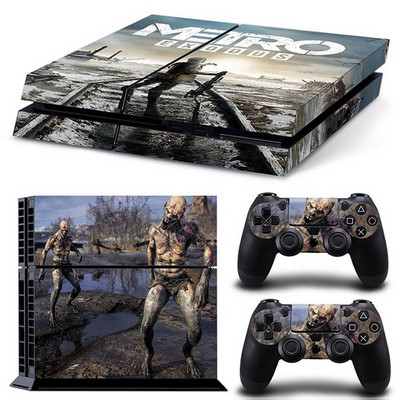 GAMEGENIXX naljepnica za kožu Bloody Design uklonjivi poklopac PVC vinil za PS4 konzolu i 2 kontrolera