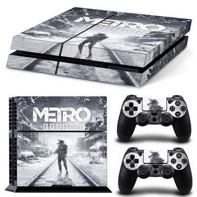 GAMEGENIXX naljepnica za kožu Bloody Design uklonjivi poklopac PVC vinil za PS4 konzolu i 2 kontrolera