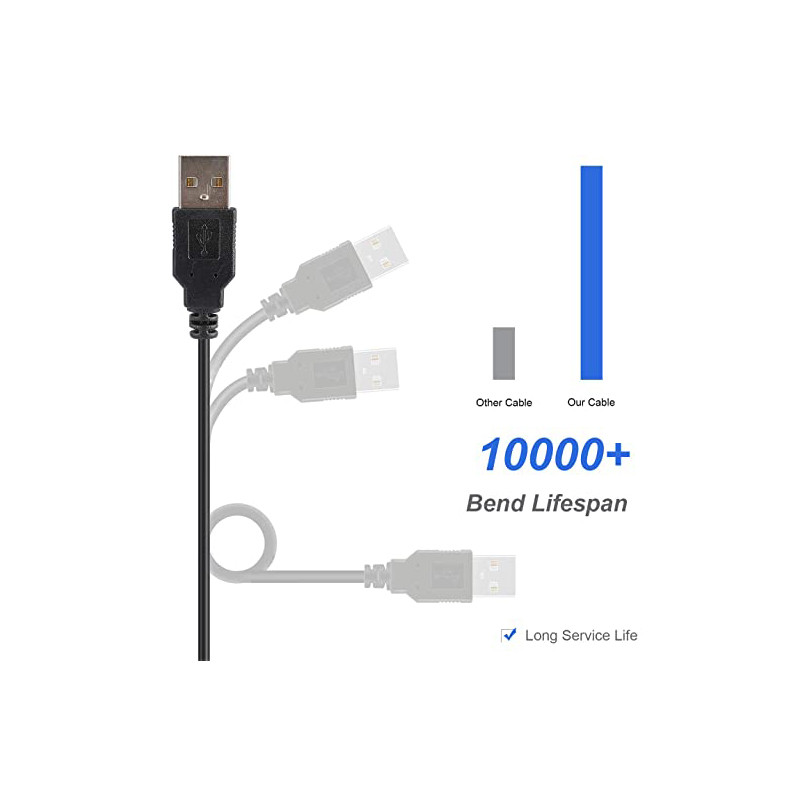 GBA SP kabel za punjenje, Gameboy Advance SP kabel za punjenje NDS kabel za punjenje za originalni Nintendo DS USB i kabel za napajanje 3,9 ft