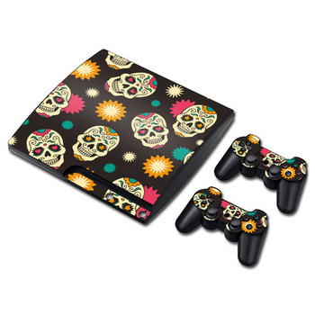 Factory Direct Sell Hot Sell Price Vinyl Skin Sticker Protector for PS3 Slim Original Decal Wrap