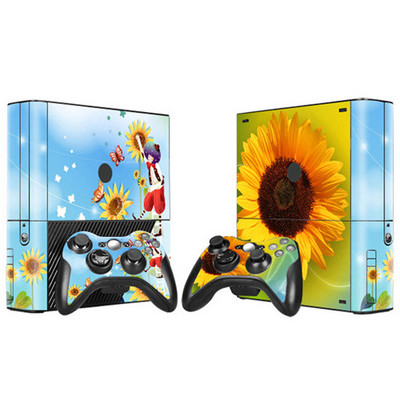 Új egyedi tervezésű Skin matrica matrica Xbox 360 E konzolhoz és kontrollerekhez Skins matricák Xbox 360 E vinylhez
