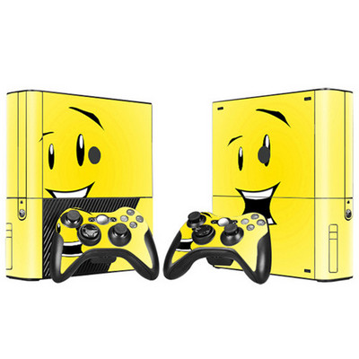 Új egyedi tervezésű Skin matrica matrica Xbox 360 E konzolhoz és kontrollerekhez Skins matricák Xbox 360 E vinylhez