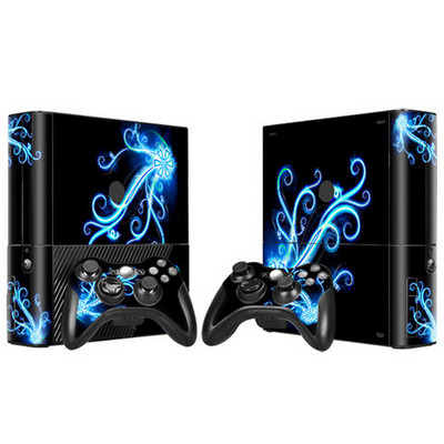 Új egyedi tervezésű Skin matrica matrica Xbox 360 E konzolhoz és kontrollerekhez Skins matricák Xbox 360 E vinylhez