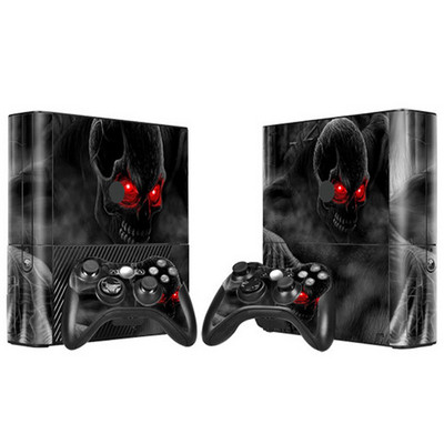 Új egyedi tervezésű Skin matrica matrica Xbox 360 E konzolhoz és kontrollerekhez Skins matricák Xbox 360 E vinylhez