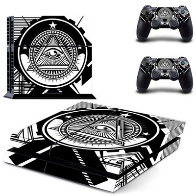 Eye of Providence PS4 Skin naljepnica za naljepnicu za DualShock PlayStation 4 konzolu i 2 kontrolera PS4 Fat Skin naljepnica vinil