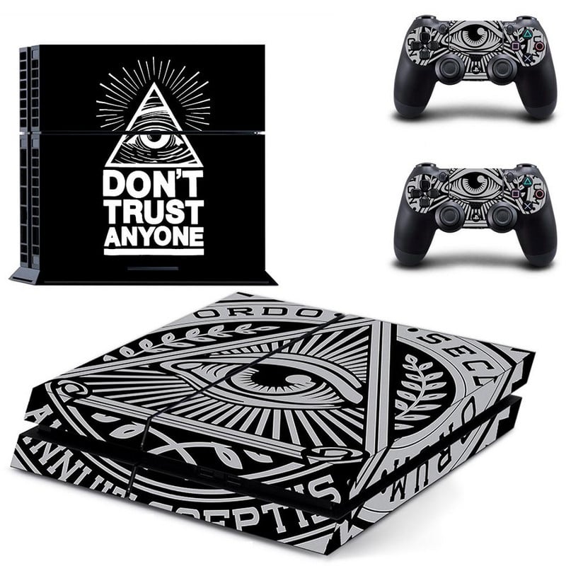 Eye of Providence PS4 Skin naljepnica za naljepnicu za DualShock PlayStation 4 konzolu i 2 kontrolera PS4 Fat Skin naljepnica vinil