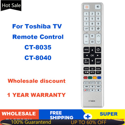 Дистанционно управление CT-8040 CT-8035 за телевизор Toshiba LED LCD 3D телевизор 40T5445DG 48L5435DG 48L5441DG CT984 CT8003 Fernbedienung