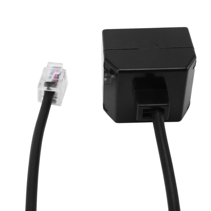 Maloprodajni RJ9 4P4C muški na dvostruki ženski priključak Konektor Telefonski adapter Kabel Žica Telefonski produžni kabel