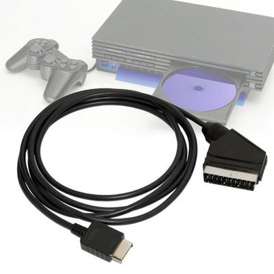 1,8 m RGB Scart kaabel Sony Playstation PS1 PS2 PS3 teleri AV juhtme asendusühenduse mängujuhtme juhe PAL/NTSC konsoolidele