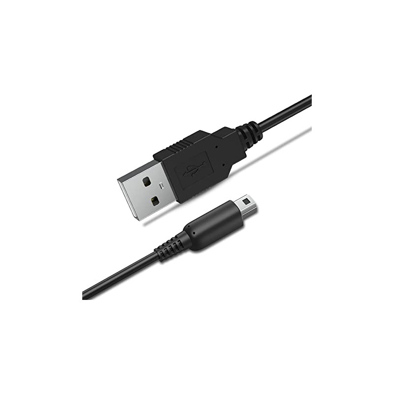 3DS USB lādētāja kabelis, strāvas uzlādes vads priekš Nintendo New 3DS XL/Jaunais 3DS/ 3DS XL/ 3DS/ Jaunais 2DS XL/Jaunais 2DS/ 2DS XL/ 2DS/ DSi