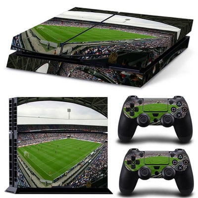 Teren de fotbal, joc nou, decal pentru placa frontală de vinil pentru accesorii pentru controlerul consolei Ps4, skinuri pentru Ps4 TN-PS4-1387