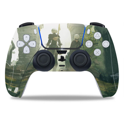 Za PS5/Playstation 5 The Walking Dead Controller PVC kožna vinilna naljepnica Decal Cover Zaštitna naljepnica otporna na prašinu 1 KOM