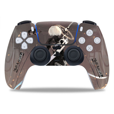 Za PS5/Playstation 5 The Walking Dead Controller PVC kožna vinilna naljepnica Decal Cover Zaštitna naljepnica otporna na prašinu 1 KOM