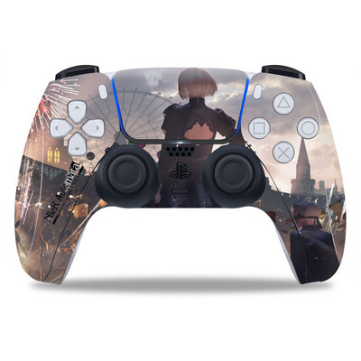 Za PS5/Playstation 5 The Walking Dead Controller PVC kožna vinilna naljepnica Decal Cover Zaštitna naljepnica otporna na prašinu 1 KOM