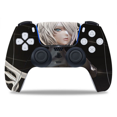 Za PS5/Playstation 5 The Walking Dead Controller PVC kožna vinilna naljepnica Decal Cover Zaštitna naljepnica otporna na prašinu 1 KOM