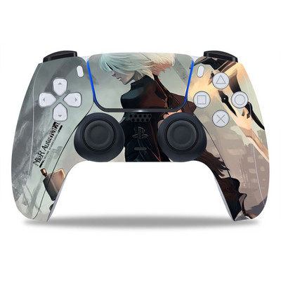 Za PS5/Playstation 5 The Walking Dead Controller PVC kožna vinilna naljepnica Decal Cover Zaštitna naljepnica otporna na prašinu 1 KOM