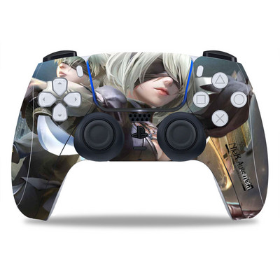 Za PS5/Playstation 5 The Walking Dead Controller PVC kožna vinilna naljepnica Decal Cover Zaštitna naljepnica otporna na prašinu 1 KOM