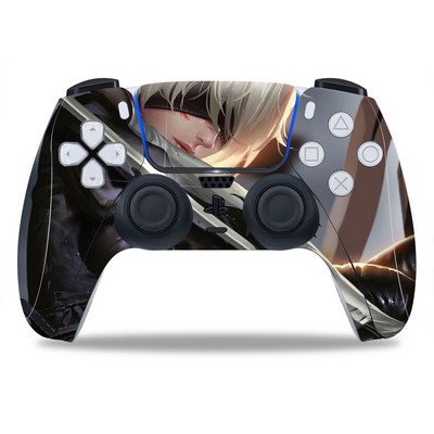 Za PS5/Playstation 5 The Walking Dead Controller PVC kožna vinilna naljepnica Decal Cover Zaštitna naljepnica otporna na prašinu 1 KOM