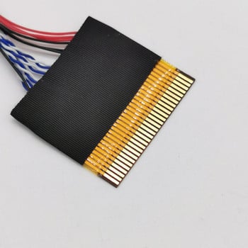 Universal καλώδιο LVDS 30pin FPC FFC turn Interface DuPont 1ch 8bit αριστερό/δεξιό τροφοδοτικό για AU/LG/Samsung κ.λπ.Πάνελ LCD