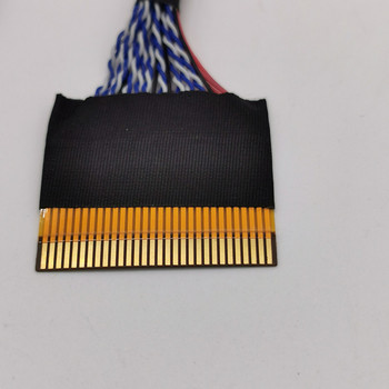 Universal καλώδιο LVDS 30pin FPC FFC turn Interface DuPont 1ch 8bit αριστερό/δεξιό τροφοδοτικό για AU/LG/Samsung κ.λπ.Πάνελ LCD