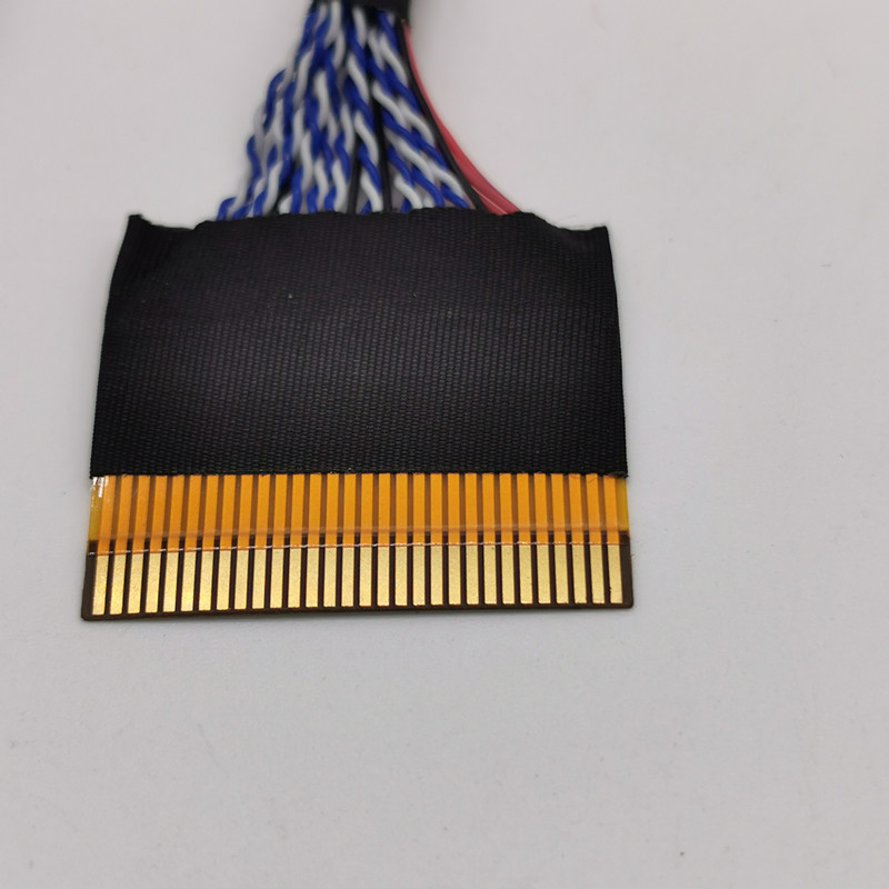 Univerzalni LVDS kabel 30pin FPC FFC turn DuPont sučelje 1ch 8bit lijevo/desno napajanje za AU/LG/Samsung itd. LCD panel
