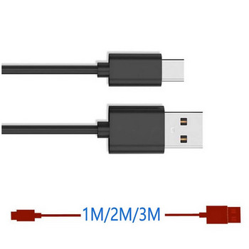 Type C USB Съвместим за PS5 Дръжка Кабел за зареждане Захранващ кабел Кабел за зареждане Съвместим за Switch OLED