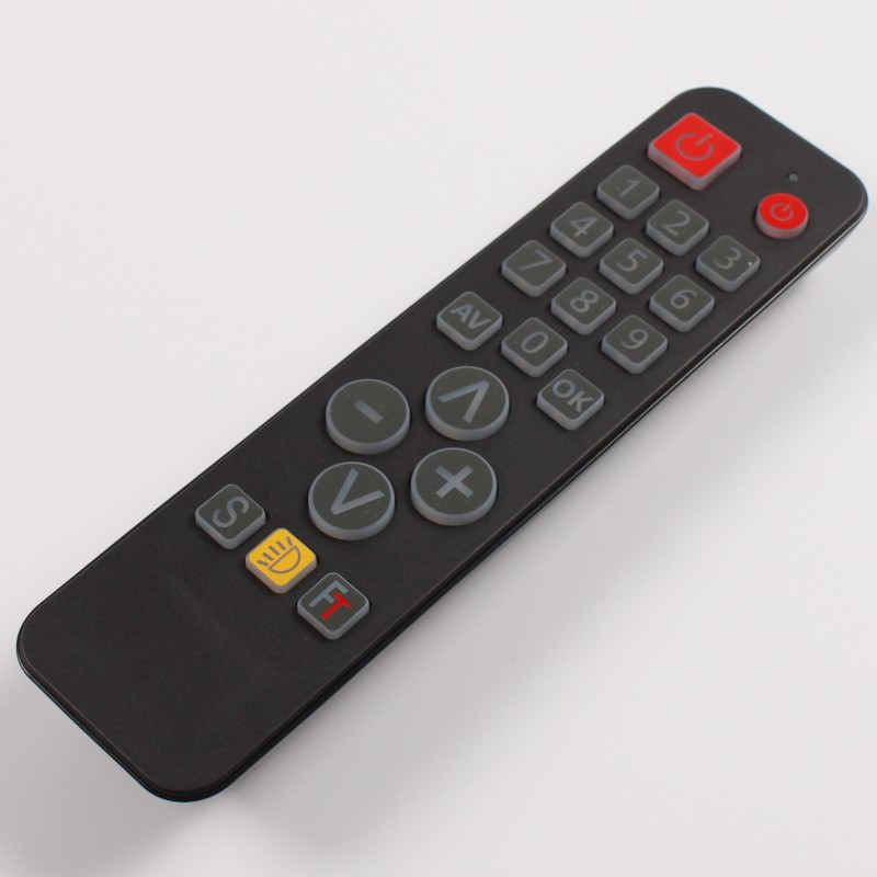 Univerzális Learn távirányító TV-hez, STB, DVD, DVB, HIFI, 21 gombos nagy gombos vezérlő háttérvilágítással Könnyen használható időseknek