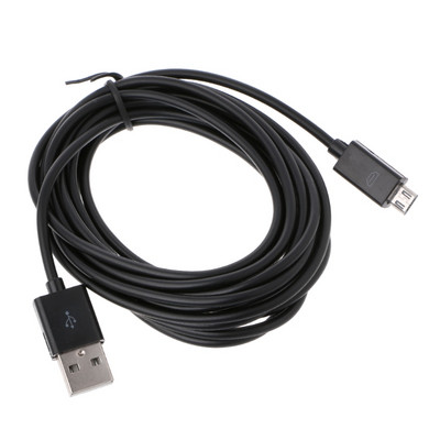 Νέο καλώδιο φόρτισης 3M Λευκό USB 10 ft Καλώδιο τροφοδοσίας μικρού για χειριστήριο PS4 Xbox One