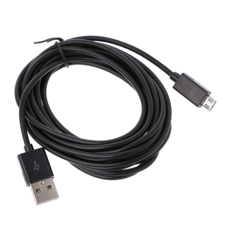 Νέο καλώδιο φόρτισης 3M Λευκό USB 10 ft Καλώδιο τροφοδοσίας μικρού για χειριστήριο PS4 Xbox One