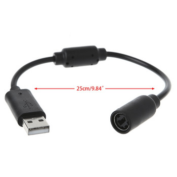 за Microsoft за Xbox 360 кабелен контролер геймпад USB отделящ се удължителен кабел към компютър конвертор адаптер кабел с компютър g