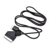 1.8m SCART кабел TV AV Lead Real RGB Scart кабел Игра заменя свързващ кабел за SEGA Dreamcast DC
