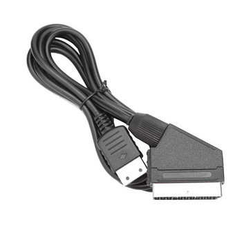 1.8m SCART кабел TV AV Lead Real RGB Scart кабел Игра заменя свързващ кабел за SEGA Dreamcast DC