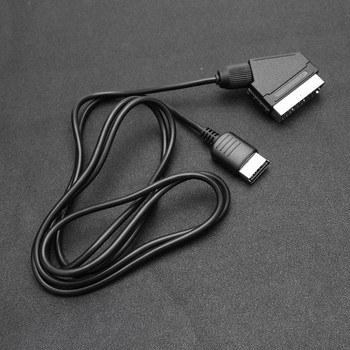 Καλωδιακή τηλεόραση SCART 1,8 μέτρα AV Μόλυβδος Real RGB Scart Cable Game αντικατάσταση καλωδίου σύνδεσης για SEGA Dreamcast DC