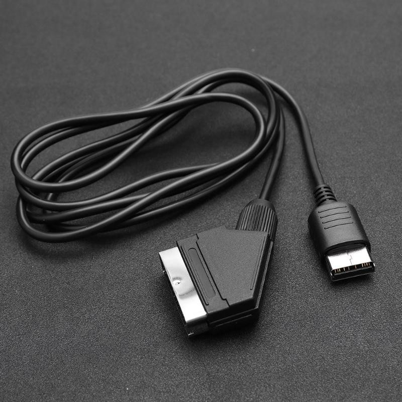 Καλωδιακή τηλεόραση SCART 1,8 μέτρα AV Μόλυβδος Real RGB Scart Cable Game αντικατάσταση καλωδίου σύνδεσης για SEGA Dreamcast DC