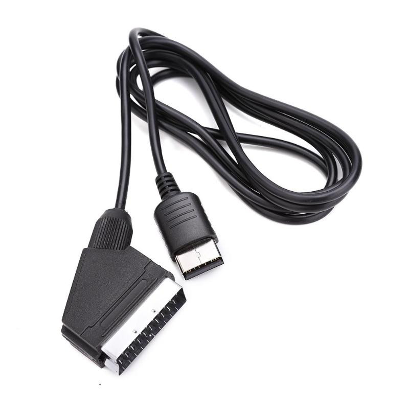 Καλωδιακή τηλεόραση SCART 1,8 μέτρα AV Μόλυβδος Real RGB Scart Cable Game αντικατάσταση καλωδίου σύνδεσης για SEGA Dreamcast DC