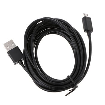 Дълъг 3-метров микро USB заряден захранващ кабел за зареждане за контролери за PS4 Xbox One Поддръжка на дропшиппинг