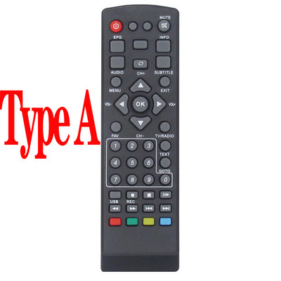 DVB-T2 Дистанционно управление за цифрова телевизионна кутия Универсално дистанционно управление за Dvb-T2 Tv Box Тв тунер Rm-D1155+5