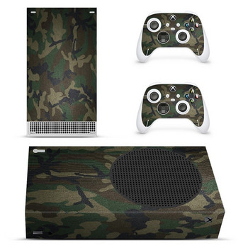 Стикер Кожа за Xbox Series S Геймпад джойстици Камуфлажна кожа Decal Cover за За Xbox Series S конзола и 2 контролера