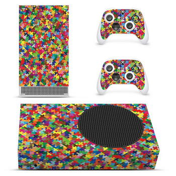 Стикер Кожа за Xbox Series S Геймпад джойстици Камуфлажна кожа Decal Cover за За Xbox Series S конзола и 2 контролера