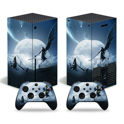 Autocolant autocolant Final Fantasy Husă pentru consola Xbox Series X și 2 controlere Autocolant de piele Xbox SeriesX Vinil XSX piele 0396