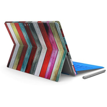 Αυτοκόλλητο δέρματος με σχέδιο ξύλου για Micro Surface Pro4 για επιφάνεια pro 4 Αυτοκόλλητο για φορητό υπολογιστή tablet Full Decal