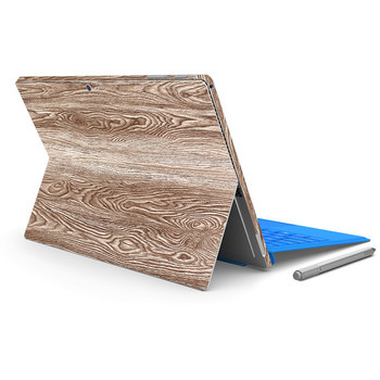 Αυτοκόλλητο δέρματος με σχέδιο ξύλου για Micro Surface Pro4 για επιφάνεια pro 4 Αυτοκόλλητο για φορητό υπολογιστή tablet Full Decal